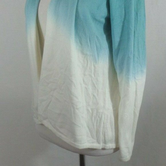 Chicos Womans Size 1 (8) Open Front Cardigan Green - Picture 3 of 5